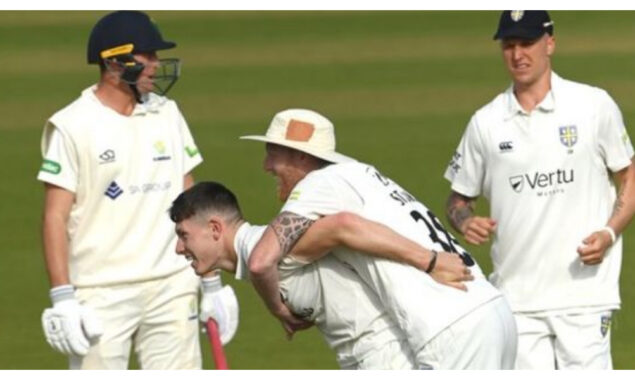 In the County Championship, Matty Potts bowls Durham to overcome Glamorgan.