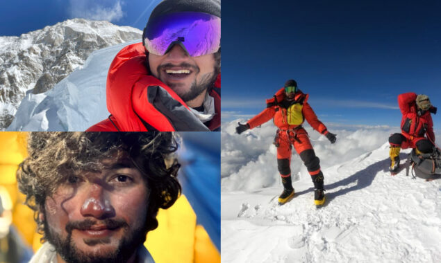 Pakistani mountaineer Shahrooz Kashif climbed another peak