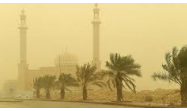 Sandstorm blankets Saudi capital in grey haze