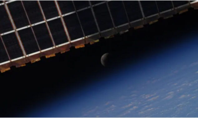 Astronaut Samantha Cristoforetti shares Lunar eclipse images taken from ISS