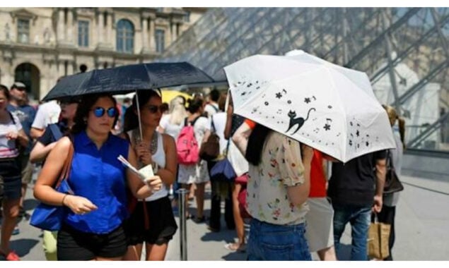 French towns sweat in record May heat