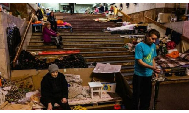 ‘People die outside’: Scores refuse to leave Ukrainian metro