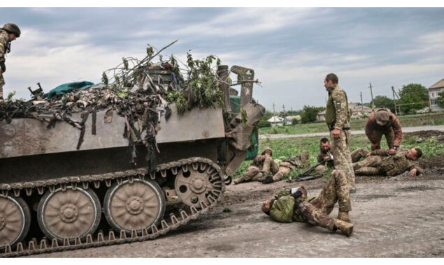 Russia presses Donbas as Ukraine takes centre stage at Davos