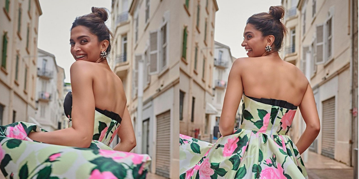 Deepika Padukone treats us with her floral Cannes look