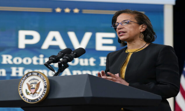 Susan Rice, a White House domestic policy advisor, tested positive for Covid-19.