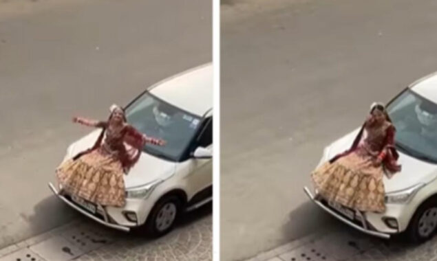 'Boss bride' proposes to her spouse in a unique way watch the video
