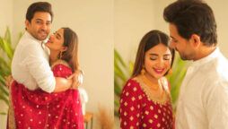Saboor Aly and Ali Ansari ooze love in their Eid photos