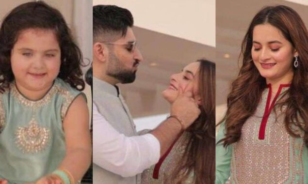 Aiman, Muneeb & Amal Muneeb looks brilliant on the second day of Eid