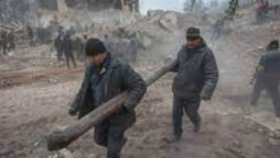 Russian forces strike Okhtyrka with a missile