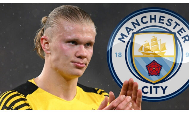 How much Man City pay to striker Erling for passing his medical £64 million