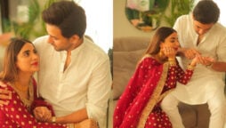 Saboor Ali and Ali Ansari share their loved-up Eid pictures