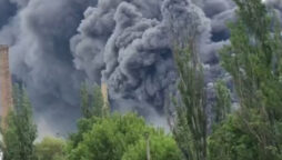 Russian airstrikes targeted a Knauf plant in the Donetsk region