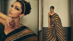 Cannes 2022: Deepika Padukone turns heads in a shimmery saree 