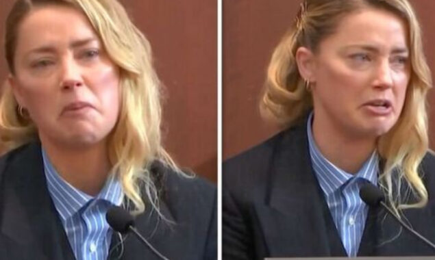 Amber Heard cries in court, body language expert analyses
