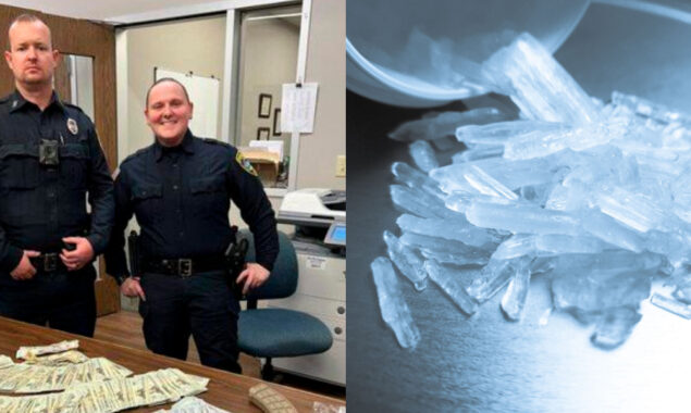 Man arrested for trafficking meth