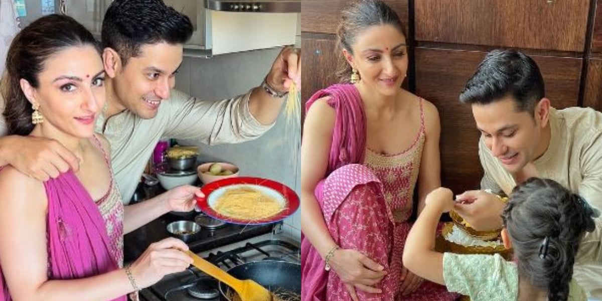 Soha Ali Khan prepares seviyan for Eid with Kunal Kemmu