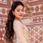 Ayeza Khan is a royal beauty in a white and gold ensemble