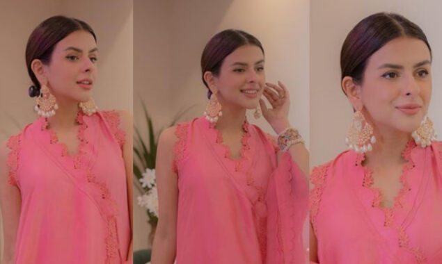 Waliya Najib dazzles in glittering pink outfit