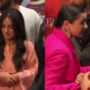 Hania Aamir ignores Iqra Aziz at a movie premier, fans wonder what is going on between them! 