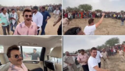 Jeremy Renner is happy to see crowd for him, Anil Kapoor jokes they wants to see the chopper