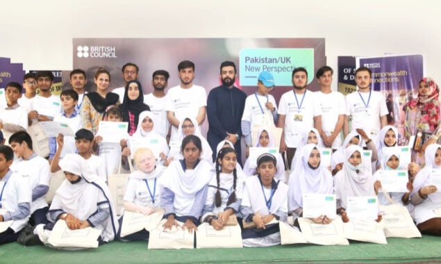British Council organizes art exhibition for school children