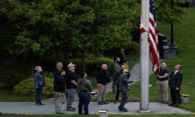 The US Embassy in Kyiv, Ukraine, reopens after a three-month hiatus.