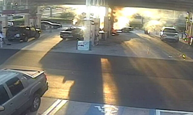 A Florida gas station fire was started by a deputy’s Taser during a motorcycle arrest.