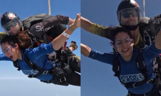 ‘Zindagi Na Milegi Dobara’ Mira Kapoor lives her moment by skydiving in Dubai