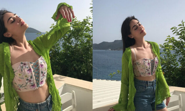 Esra Bilgic’s sun-kissed snap is a sight for sore eyes  