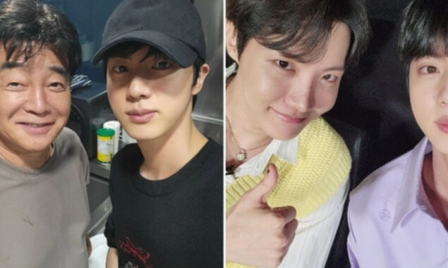 Jin of BTS had lunch with chef Baek Jong-won and his family, J-Hope responds