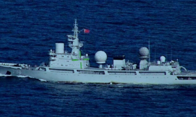 Australian minister says China spy ship route ‘aggressive’