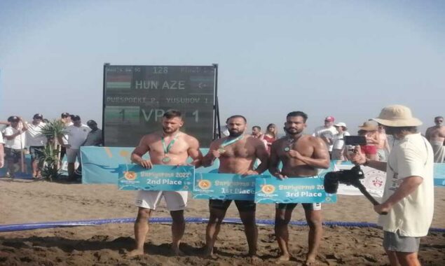 Inam Butt Clinches Bronze at Beach Wrestling World Series in Turkey