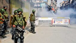Police at Indian Occupied Kashmir