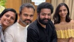Both Jr NTR and Prashanth Neel, the director of KGF, commemorate their wedding anniversaries with their wives, together