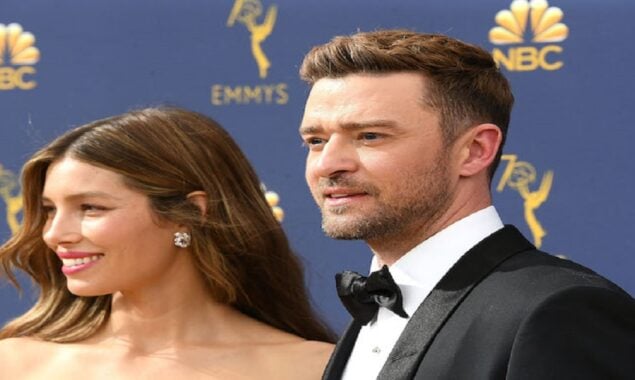 Justin Timberlake and Jessica Biel