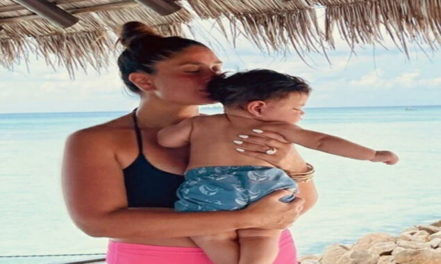 Kareena Kapoor Khan handles shooting and mommy duties together