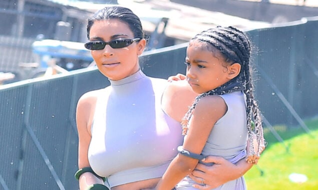 Kim Kardashian posts images of herself and her daughter North from their trip to Lake Tahoe last summer