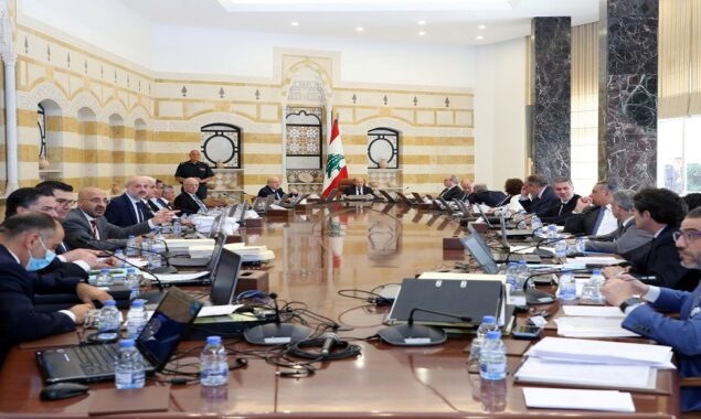 Lebanon cabinet has approved a financial recovery plan