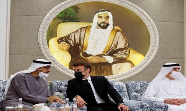 New UAE president meets Macron as world leaders pay respects