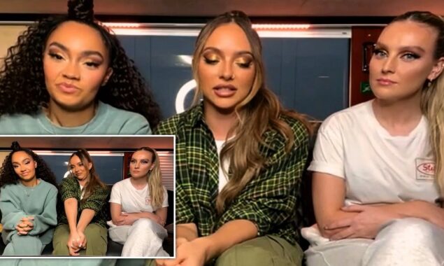 Little Mix’s Jade Thirlwall holds back tears during emotional interview