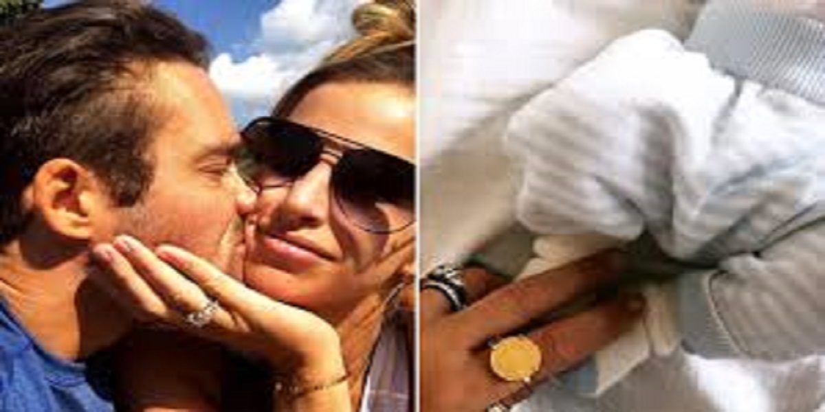 Vogue Williams with husband