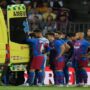 Barcelona Defender Ronald Araujo has a concussion after colliding with Gavi