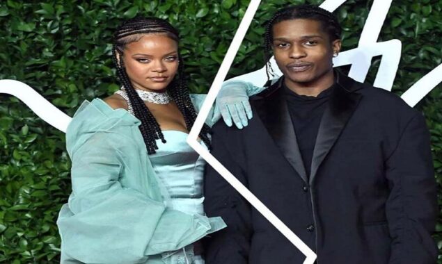 Rihanna cheers for A$AP Rocky backstage during his first performance since his arrest
