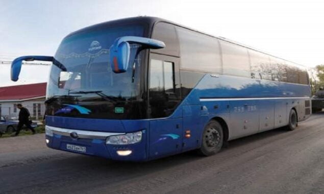 Evacuees from Azovstal arrive at Bezimenne