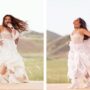 Camila Cabello dresses as an angel for an upcoming collaboration with Yotuel