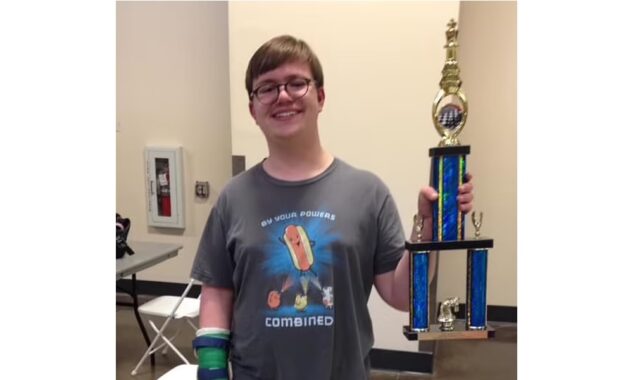 Epilepsy surgery and half body paralysis couldn’t stop Griffin McConnell from becoming chess pro