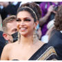 Deepika Padukone wears a gorgeous saree and looks lovely at Cannes 2022.