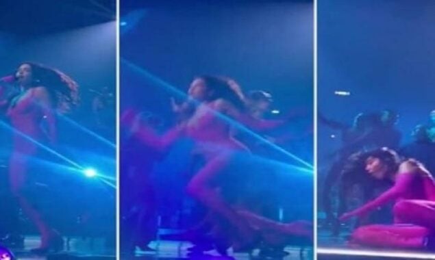 Dua Lipa had a massive mishap on the stage of her Milan show