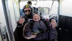 103 year old woman becomes worlds oldest parachuter