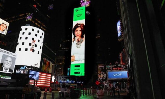 After Arooj Aftab and Mehak Ali, Hadiqa Kiani illuminates Times Square